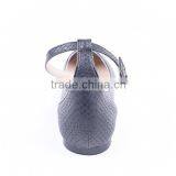 Snakeskin Fashion China Wholesale Flat Heel Summer Sandals 2016 for Women thumbnail-5