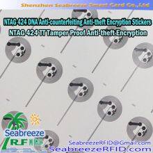 Наклейки NTAG 424 DNA для защиты от подделки, защиты от кражи и шифрования, этикетка NTAG 424 TT против вскрытия, для защиты от кражи и шифрования
