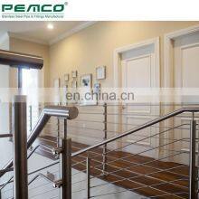 New Design Interior 304 Stainless Steel Pipe Stair Handrail thumbnail-5