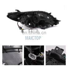 MAICTOP High Quality New Style Three Eye Lens Led DRL Headlight Headlamp for To-yota Sienna 2016-2020 USA Type thumbnail-5