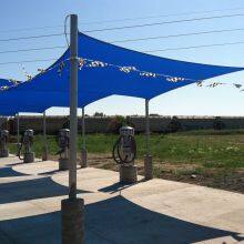 Factory Direct Sale Backyard Cover Polyester Fabric Sun Shade Sail Garden Awning Shade Sail thumbnail-5