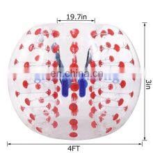 Promotional Customized PVC TPU Inflatable Customized Wubble Stress Soccer Bubble Balls Toy Inflatable Bumper Human Hamster Ball thumbnail-2