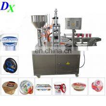 Rotary Type Liquid Water Paste Yogurt Ice Cream Cup Filling and Sealing Machine thumbnail-2