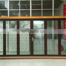September Sale Factory Supply Aluminum Accordion Bi-folding Window for House Folding Screen