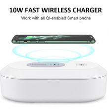 Multifunctional ultraviolet disinfection box wireless charger