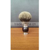 Resin and metal handle pure badger Hair shaving brush