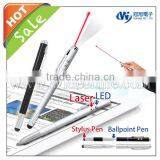 Custom Logo Tablet Pen Touch , Touchpad Stylus Pen With Laser and Led