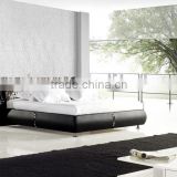Leather & Fabric bed K999