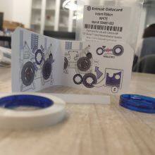 Datacard 504461-002 Embossed White Ribbon, Consumables for Datacard Ce840 id Card Printer thumbnail-2