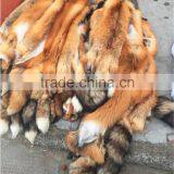 Top Quality Chinese Natural Color Red Fox Fur Skin thumbnail-1