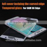Full Screen Coverage Tempered Anti-shock Glass Cover for Samsung Galaxy S6 s7 Edge Cover Edged Part Cuved Glass Protecive Film thumbnail-3