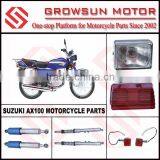Suz. AX100 Motorcycle Head Light, Tail Light, Winker Lamp