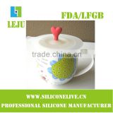 silicone cup cover for ceramic cups