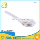 Eco Friendly Antique Melamine Kitchen Products White Table Spoon thumbnail-1