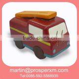 Ceramic Car Shape Coin Bank and Money Bank
