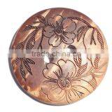 Laser Engraved Decorative Wood Buttons for Garment/clothing