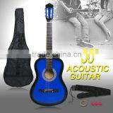 Beginners 38" Acoustic Guitar Wooden Classical Guitar Steel String W/Bag thumbnail-6