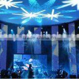 Indoor Full Color Decoration Strip Led Curtain Display/P12.5 Transparent Led Xxx Video Curtain