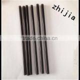 7MM Hard Plastic Black Straw