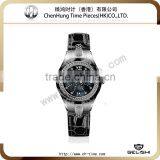 Vogue Stainless Steel Plated 24k Gold Watch Geneva Wrist Fashion Lady Watch Manufacturer Factory Wholesale