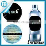 Round Plastic Water Bottle Labels Waterproof,custom Pvc Double Sides uv Protection Sticker Label