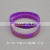 BPA free silicone bracelet, Cheap silicone wristband, custom silicone bracelet