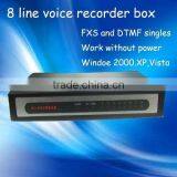 Hot Sale!8 Line Voice Recorder Box Temperature Recorder