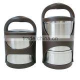 Portable and Colorful Three Layer Lunch Box Set With Compartments for Children thumbnail-3