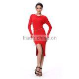 One Leg Slit Dress Sweater Top Brand Sweaters thumbnail-4