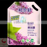 Liquid Stand up Pouch With Diecut for Laundry Detergent and Shampoo