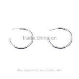 Fashion & Cheap Jewelry South Africa Style Silver Plating e Shaped Twinkling Huggie Earrings thumbnail-1