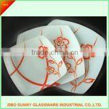 Decorative Dinner Glass Dish thumbnail-1