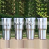 Monogrammed Personalized Stainless Steel Tumblers