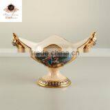 20 Inch Double Belle Relief Luxury Hand Made Ceramic Porcelain Vase Decoration thumbnail-5