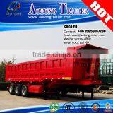 Tri-axles U Shape 30CBM Aluminum/Carbon Steel Tipping Trailer For Transportation Grain Trailer Truck thumbnail-5