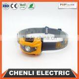 Poppas T16B 2 Red Smd LED +1W Power Led 3AAA Battery Operated Outdoor Waterproof Running Camping Reading Flashlight Headlamp thumbnail-1