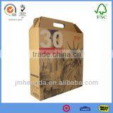 Fashion Design Custom Printing Cardboard Boxes Moving With Handle