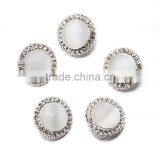 Crystal Rhinestone Buttons for Wedding Dress,Metal Cost Button for Lady