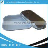 White Lacquered Aluminum Foil Lunch Box With Lid thumbnail-2