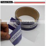 Tamper Tape for Plastic Bag