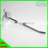 Store display chrome single hook for hole plate
