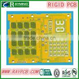 Rigid Multilayer Carbon Oil PCB with yellow solder mask