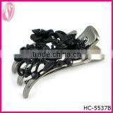 Beautiful Artificial Flower High Quality Plastic Hair Claw thumbnail-1