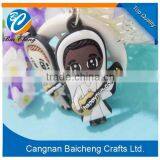 Yellow T-shirt Shaped Keychain as Business Gift Made in Wenzhou Cangnan by Best Manufactory in Low Price and Good Quality thumbnail-3