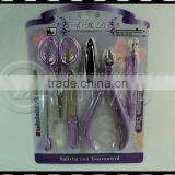 Hottest Fantastic Multicolored Galvanized Manicure Pedicure Set Nail Care Tools and Equipment