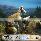 Life Size Animal Sculpture Kangaroo Stature Playground for Show thumbnail-1