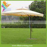 Trade show high quality double patio umbrella