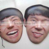 2014 Hot Selling China Manufacturer Human Face Plastic PVC Embossed 3d Movie Masks