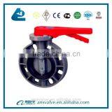 Gearbox and Hand Lever PVC CPVC PVDF PP Butterfly Valve Quality Choice