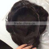 Indian Remy Human Hair Toupee / Wig for Men Natural Hair Wig for Men thumbnail-6